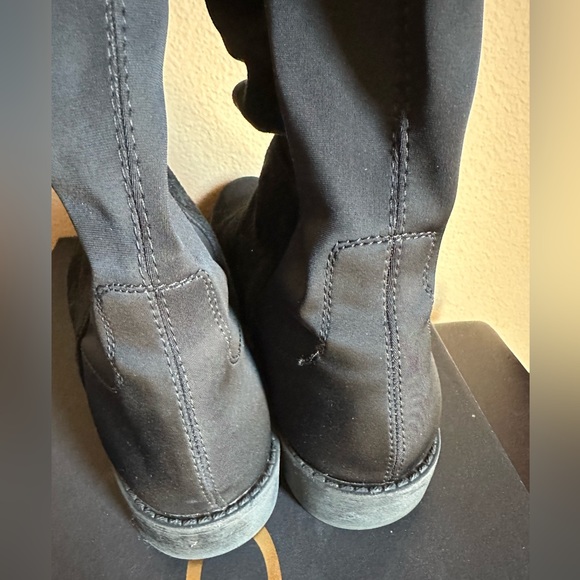 bebe taara mixed black riding boot size 7 - Picture 5 of 11